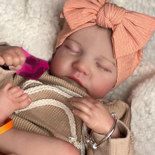 18 inch Lifelike Reborn Silicone Vinyl Sleeping Baby Doll D415169