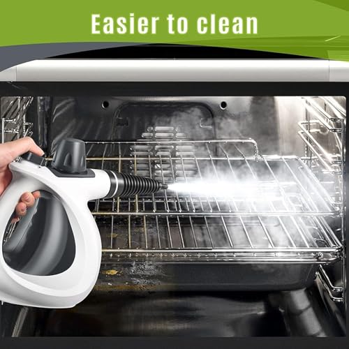 Pressurized Handheld Multi-Surface Natural Steam Cleaner with 12 pcs Accessories D7611