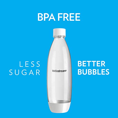 White 1L Carbonating Bottles Twin Pack K79568