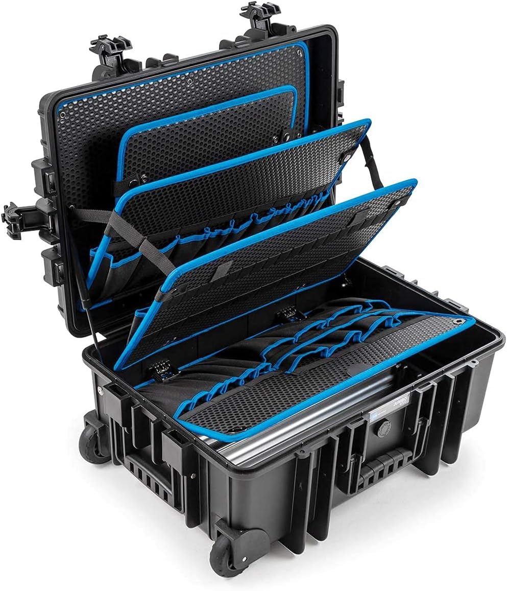 Black Outdoor Tool Case with Pocket Tool Boards T116133