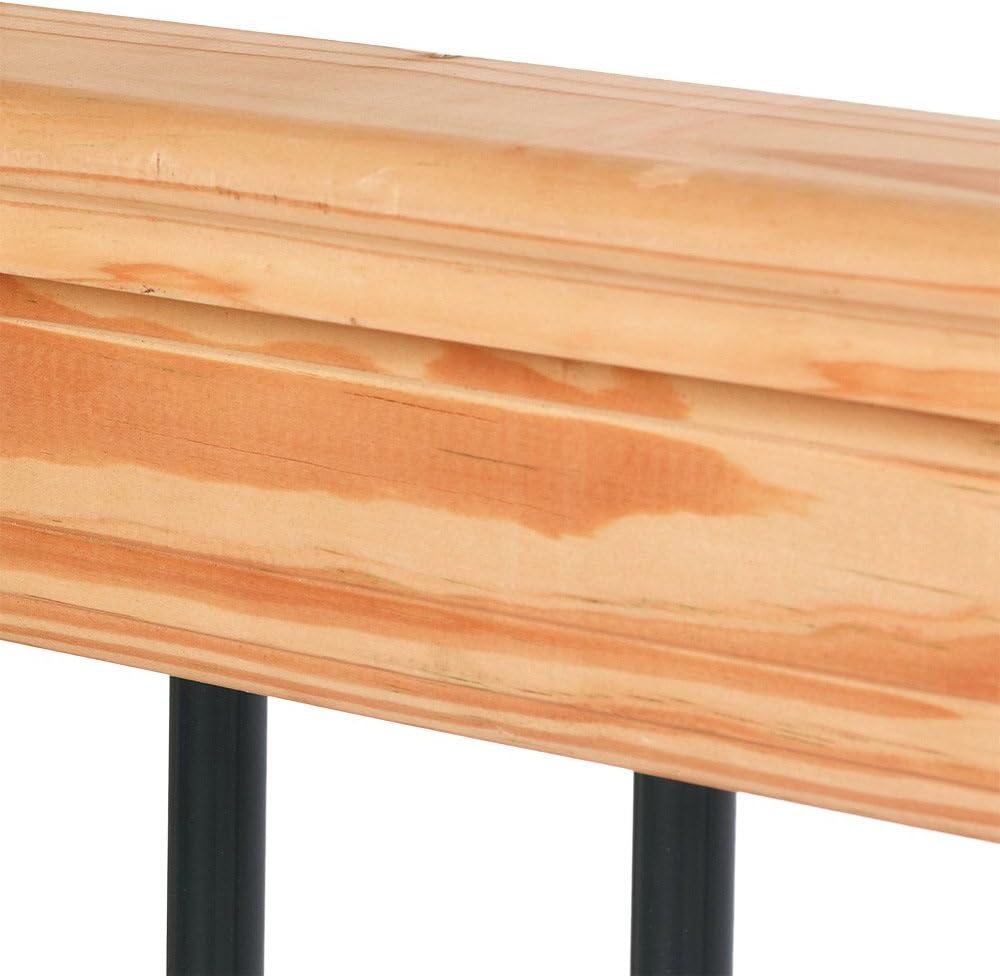 6 ft. Pressure-Treated Cedar-Tone Stair Deck Railing Kit with Black Aluminum Balusters P493978