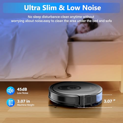 5000Pa Robot Vacuum and Mop Combo with Self-Charge T581775