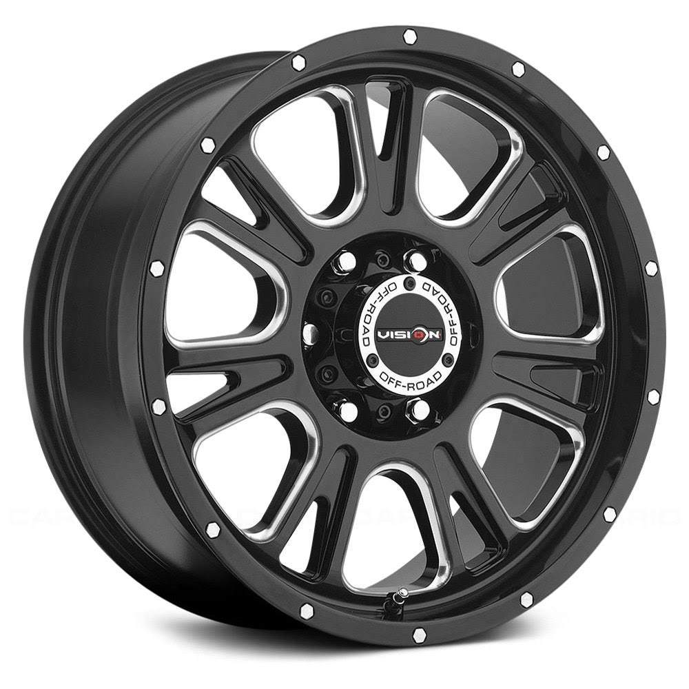 Black 17X8.5 Wheel Y48810