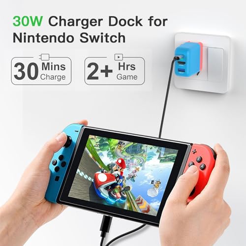 Portable TV Docking Station for Nintendo Switch with 4K@60Hz HDMI F96753
