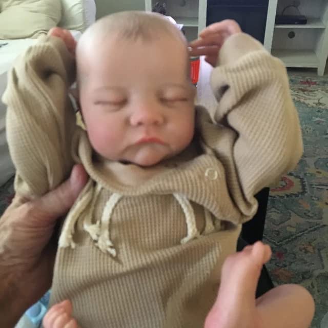 18 inch Lifelike Reborn Silicone Vinyl Sleeping Baby Doll D415169