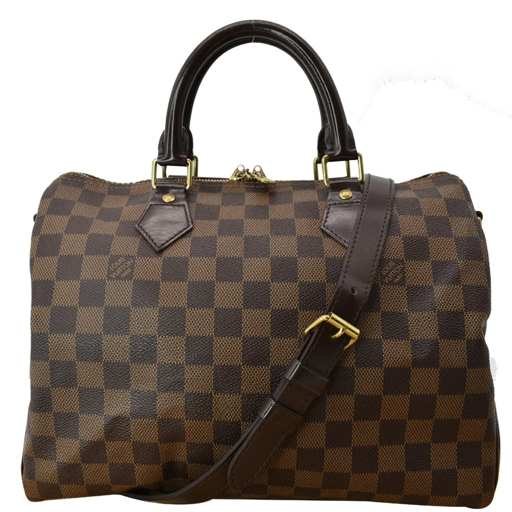 Pre-owned Brown Damier Ebene Satchel Bag P597
