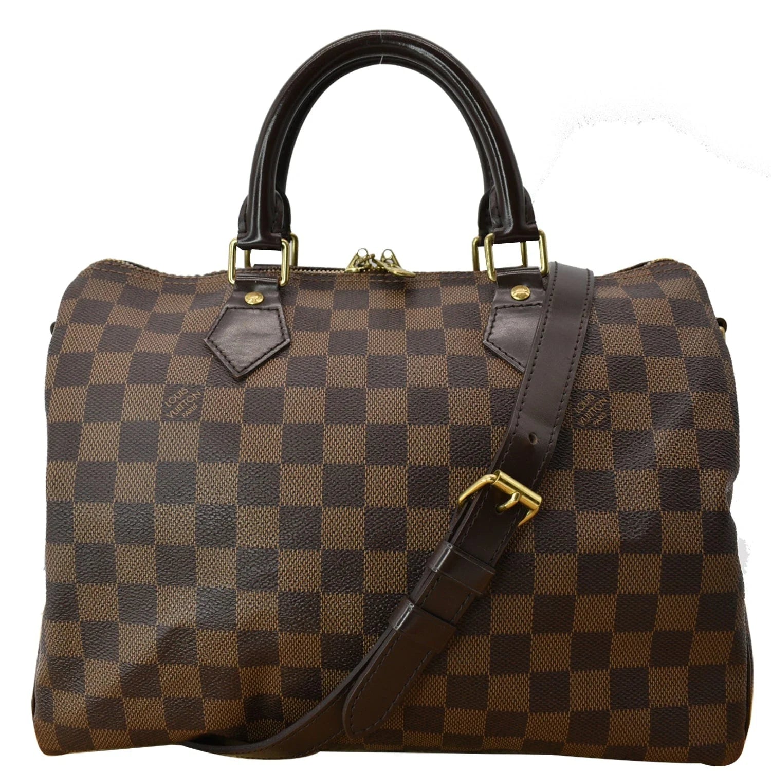 Pre-owned Brown Damier Ebene Satchel Bag P597