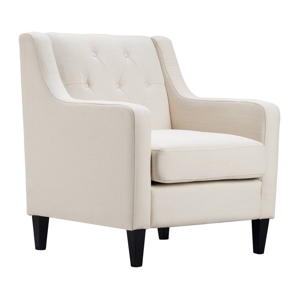 Cream Tufted Accent Chair P289