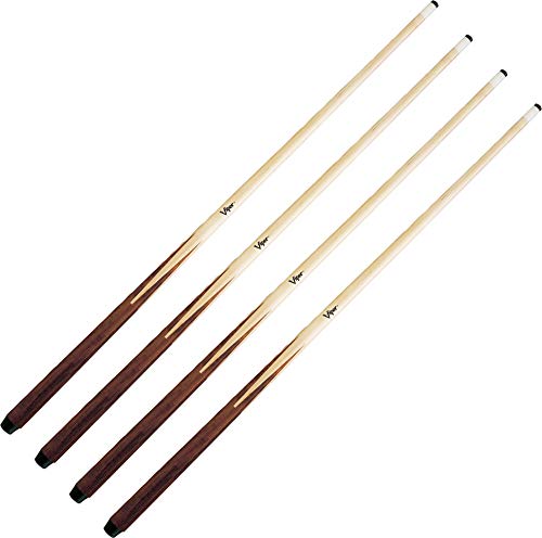 4-Cue Assortment Maple Bar Billiard Cues E9926