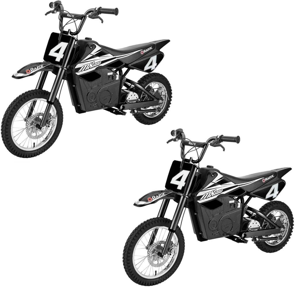 Black Electric Dirt Bike (2 Pack) V1894