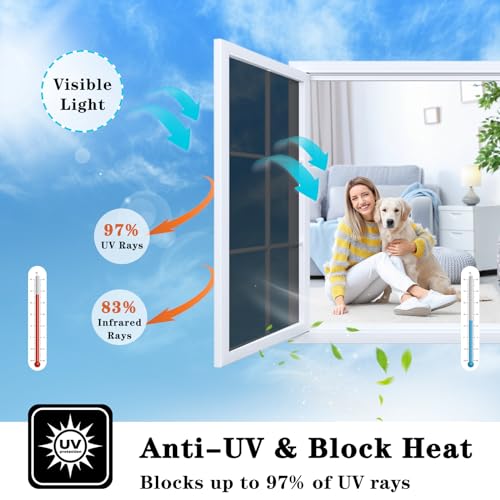 Black 35.43Inch X 6.5Feet Window Film G27951