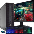 Desktop Computer PC, Intel Core i5 4th Gen Processor, 8GB RAM, 2TB HDD, 22 inch Monitor, RGB Keyboard and Mouse, Windows 10 Pro 64-Bit O485933