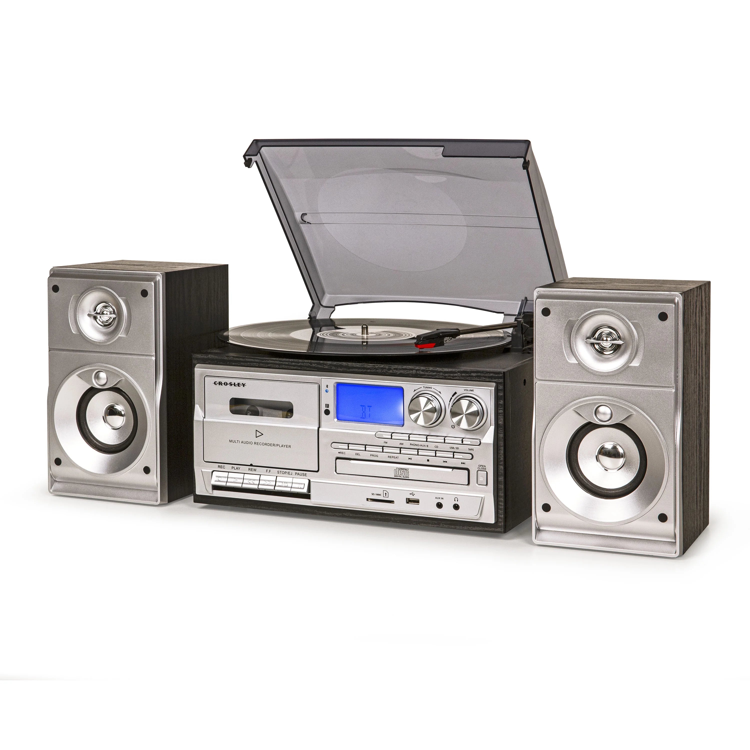 Vinyl Record Player with Speakers J90400