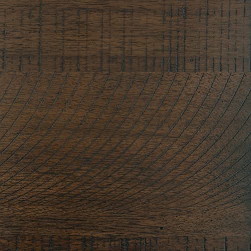 Brown/Antique White Round Dining Table Q4384