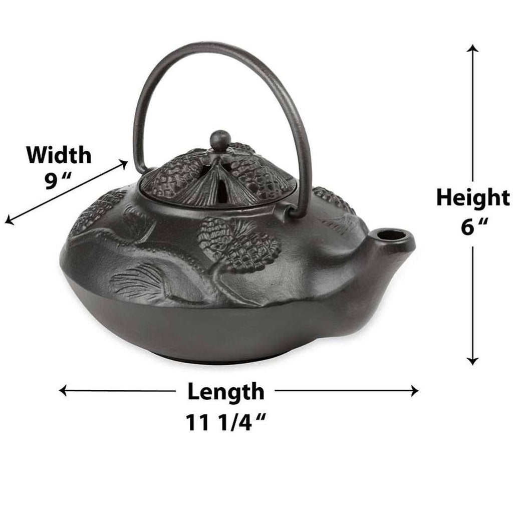 Black Cast Iron Wood Stove Kettle Steamer K880