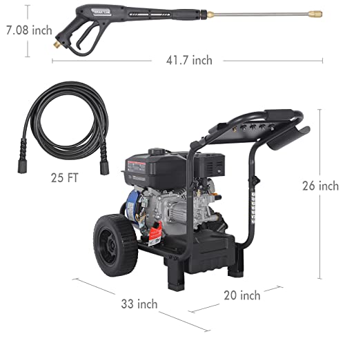2.5 GPM 3500 PSI Axial Pump Gas Power Washer E469304