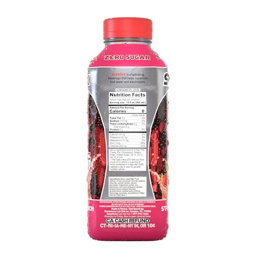 Zero Sugar Electrolyte Drink, 21.3 Fl Oz, 12 Count D814287