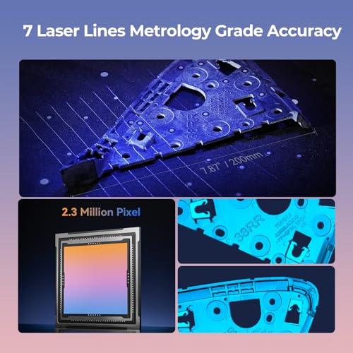 22+7 Blue Laser Lines 3D Scanner B629