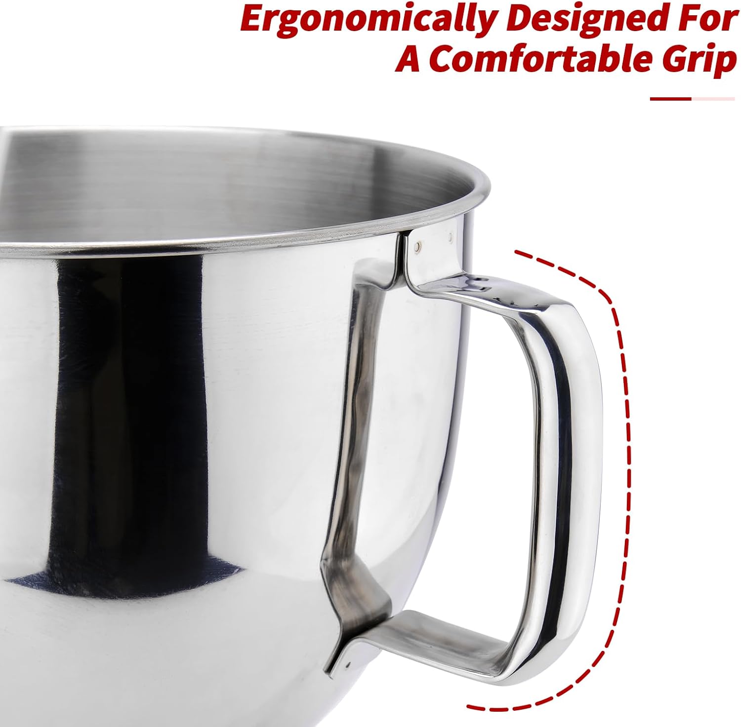 Stainless Steel 5 Quart Mixer Bowl U709
