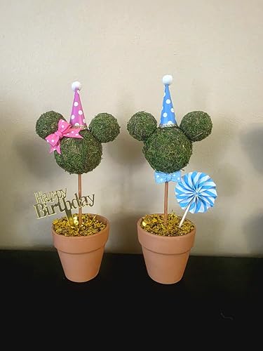 Seasonal Topiary Set, 6 inch, Holiday Themed Decor J51477