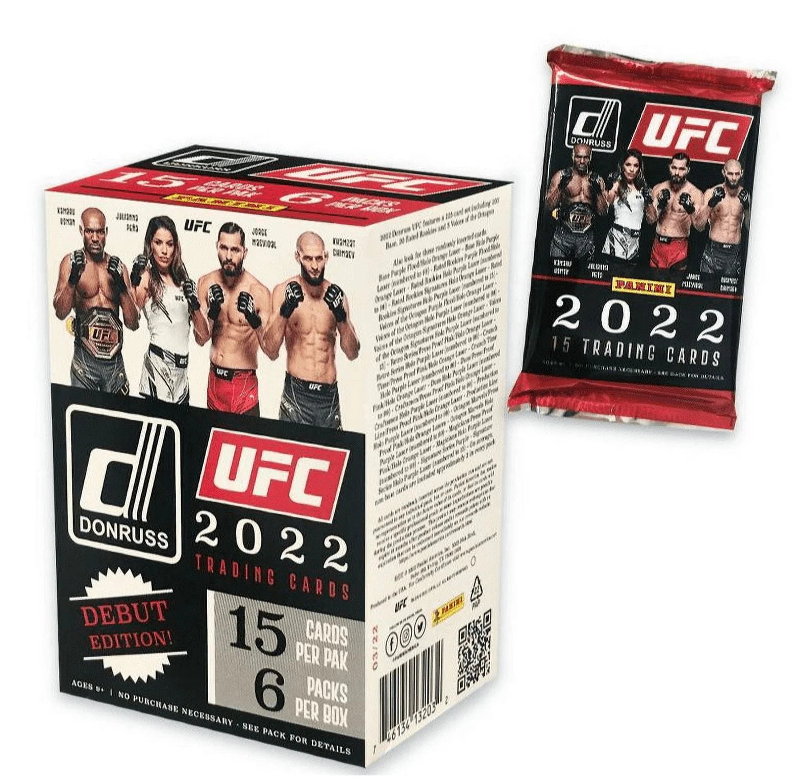 2022 Panini UFC Donruss Debut Edition Trading Card Blaster Box R906