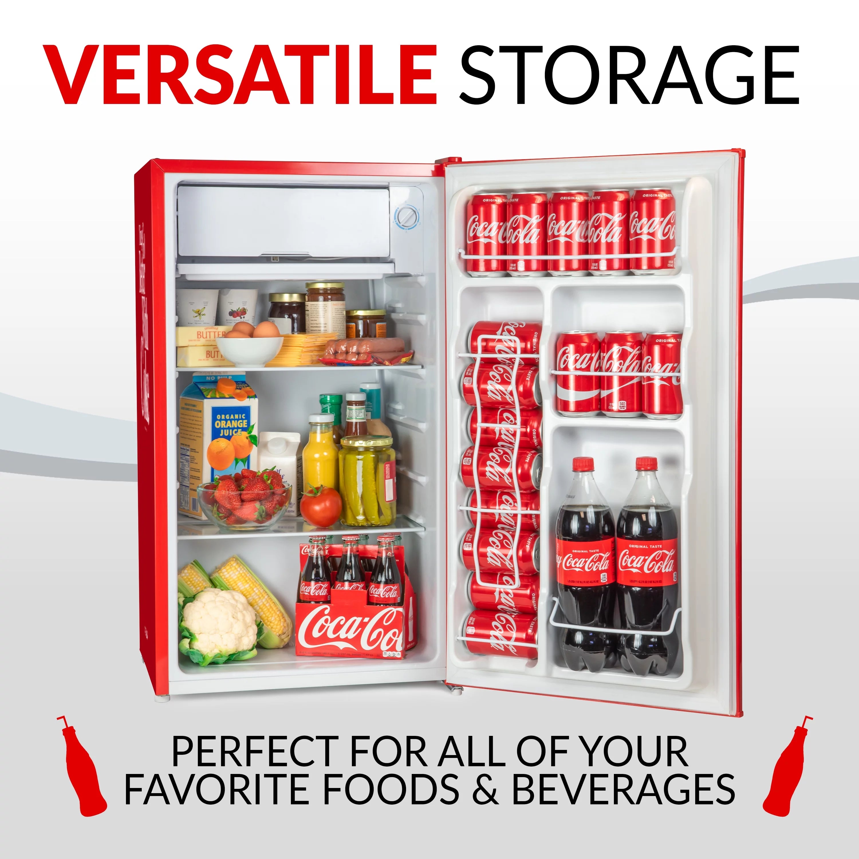 Red 3.2 Cu. Ft. Refrigerator with Freezer G622