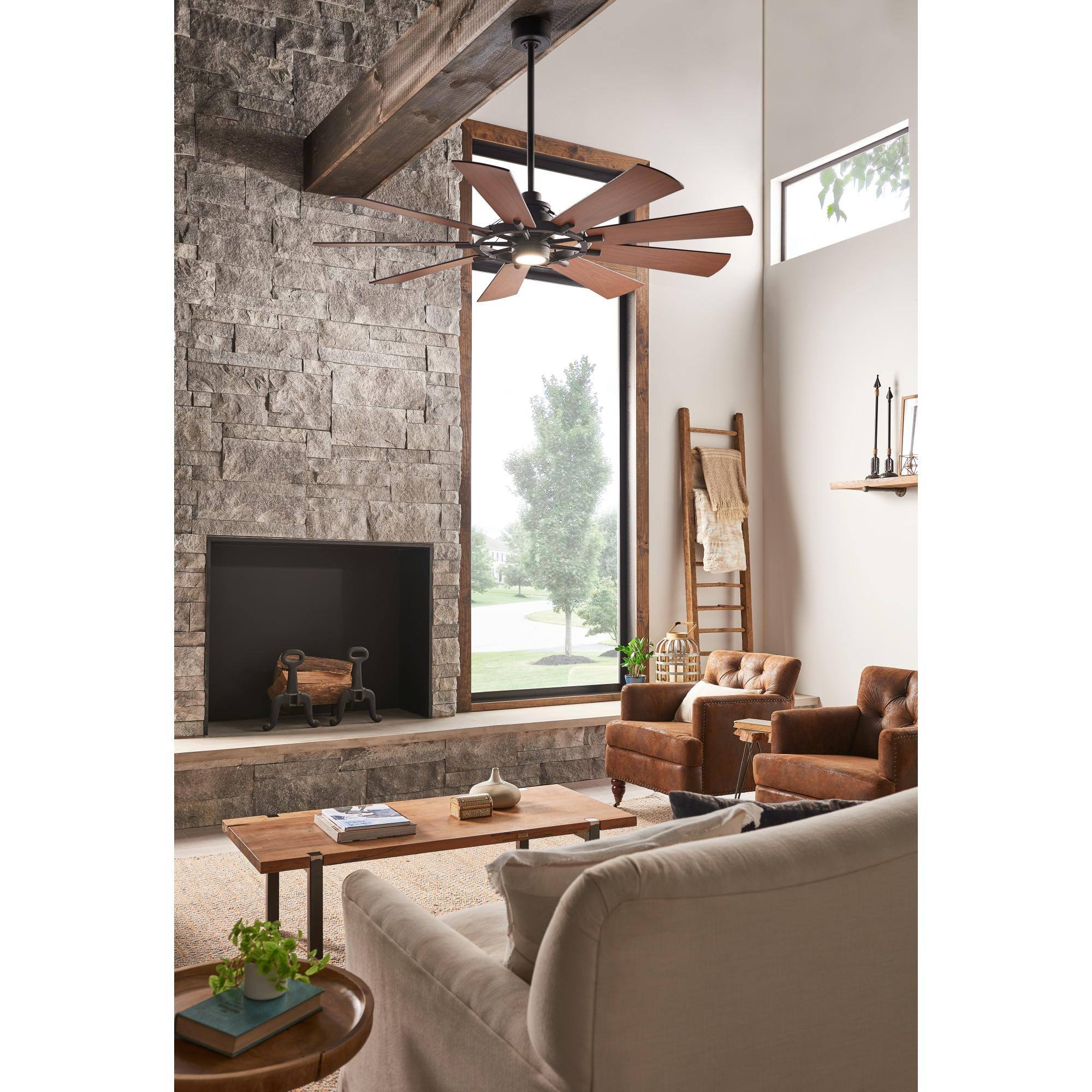 Anvil Iron 65x22 LED Ceiling Fan Y704913