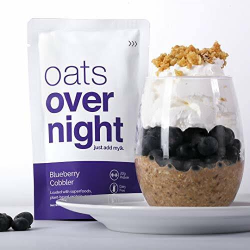 Plant Based Blueberry Cobbler High-Protein Low-Sugar Gluten-Free 2.6oz per Pack E42456