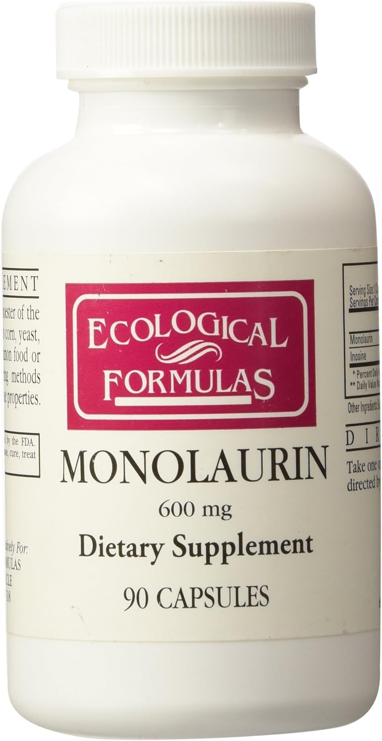 Monolaurin 600mg 90 Capsules V5565