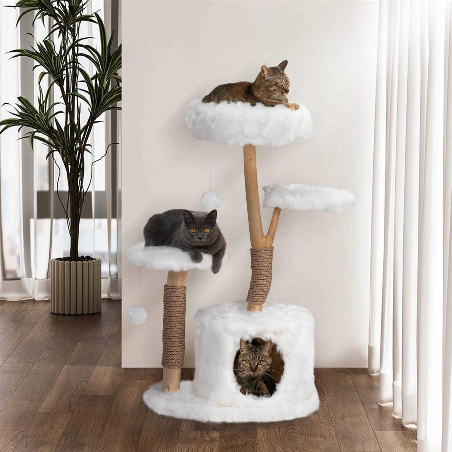 Cat Tree Real Branch Cat Condo X3189