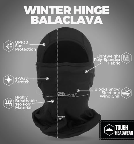 Black Balaclava Ski Mask W2782