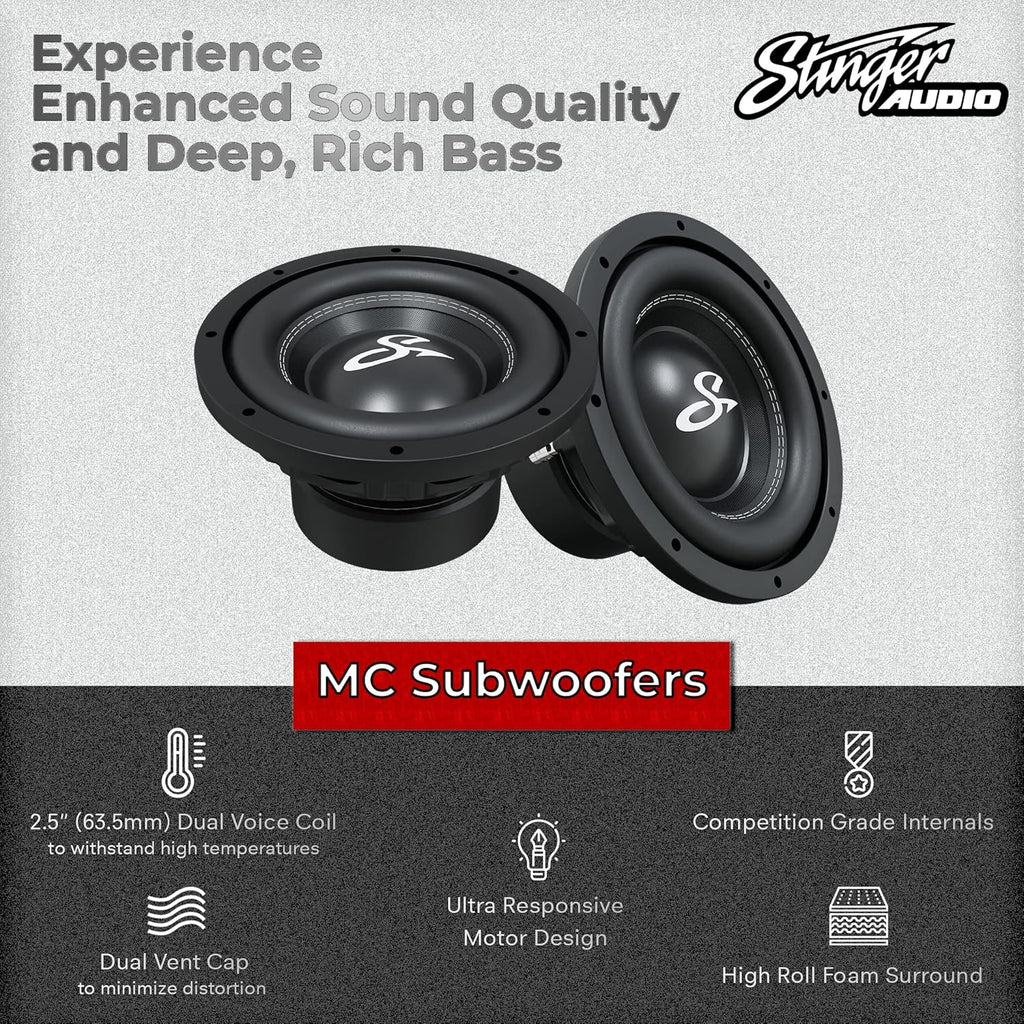 Single 10" 1,200 Watt Peak Power Loaded Subwoofer Enclosure X392100