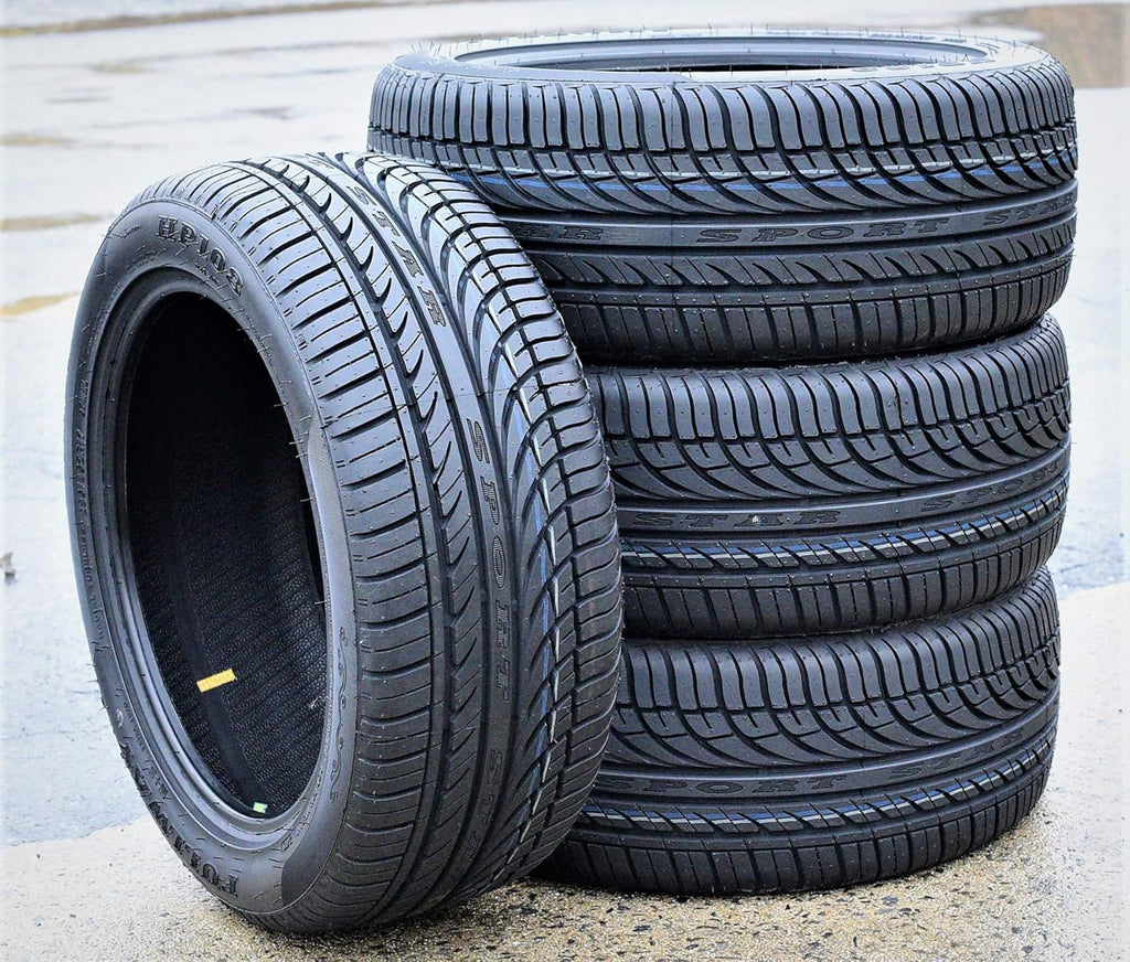 Set of 4 All-Season High Performance Radial Tires 225/40R18 92W Load Range XL 4-Ply BSW M84442