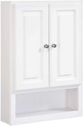 White 2-Door Bathroom Wall Cabinet B8840