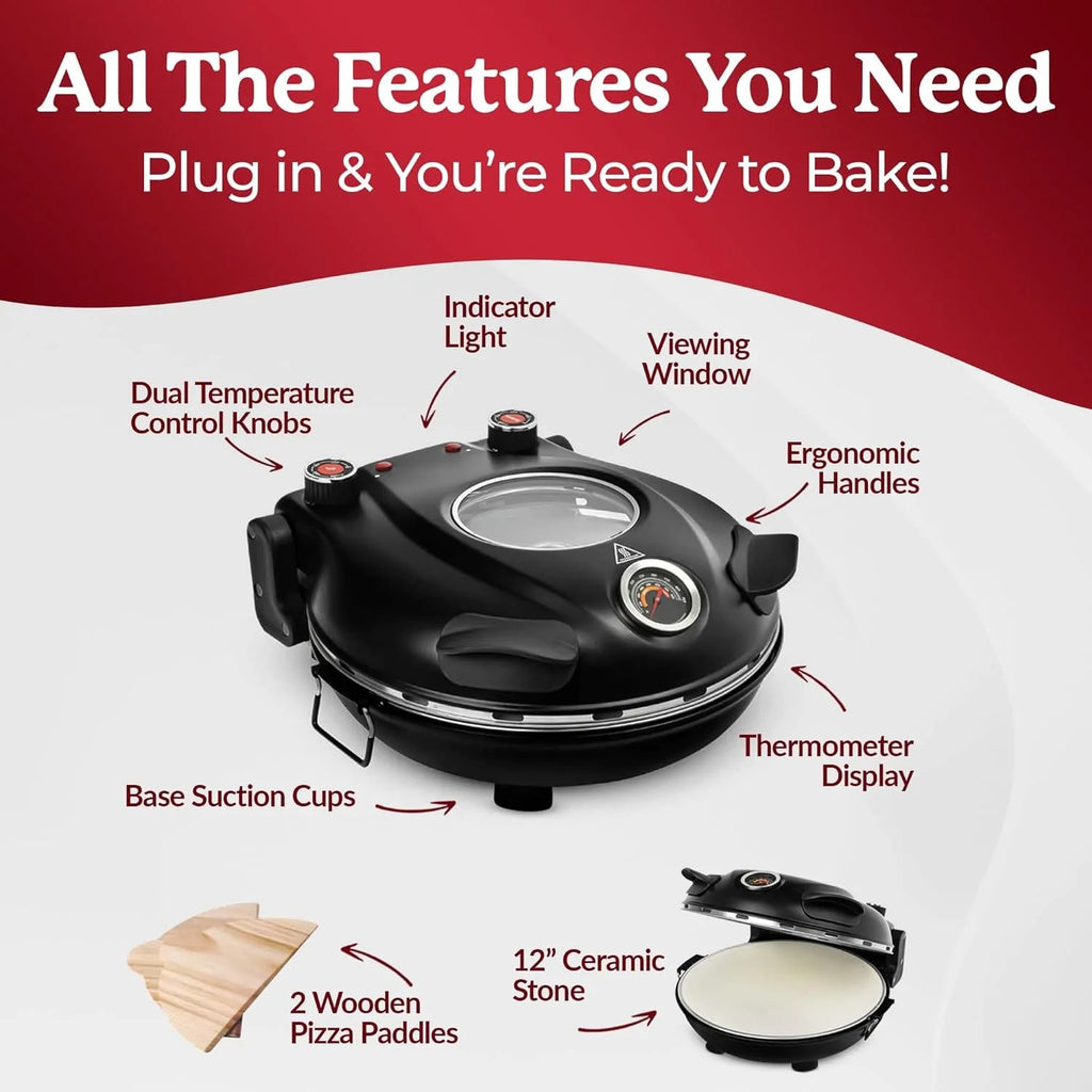 12 Inch Electric Pizza Oven E7318