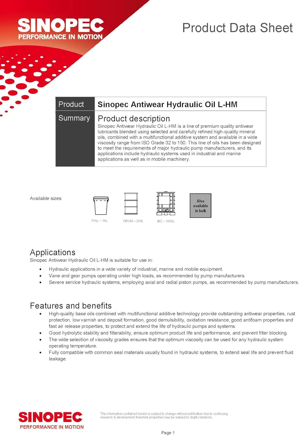 55 Gallon Drum Hydraulic Oil Fluid ISO VG 32 SAE 10W G42648