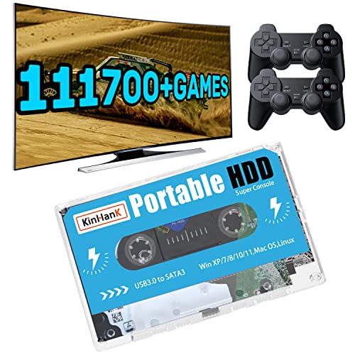 500G External Hard Drive with 111700 Games F365