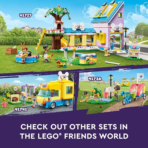 Dog Rescue Center Pet Animal Playset with Mini-Dolls L46740