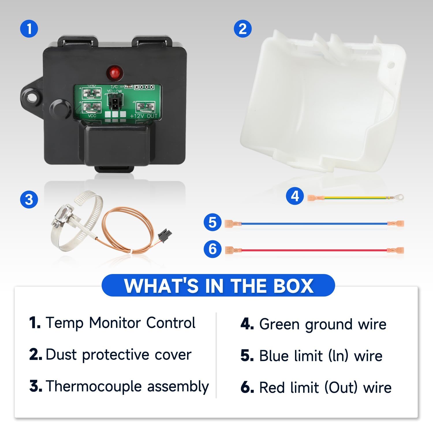 Temp Monitor Control Kit for RV Refrigerator F129