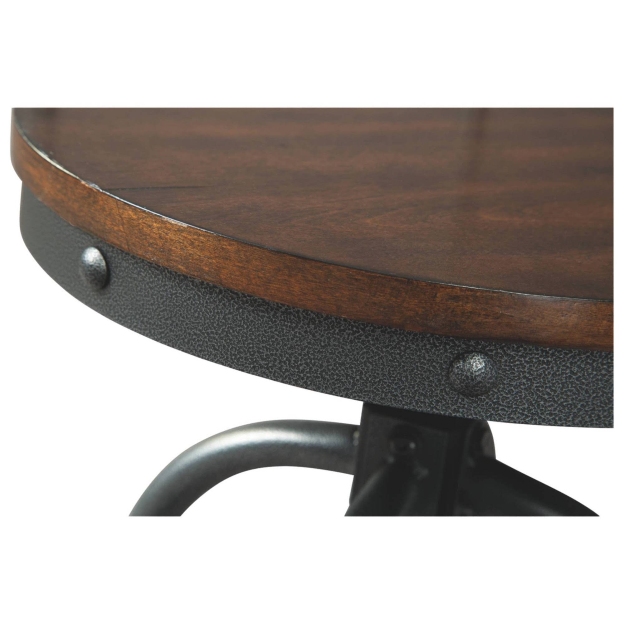 Brown Tall Swivel Barstool (Set of 2) I7982