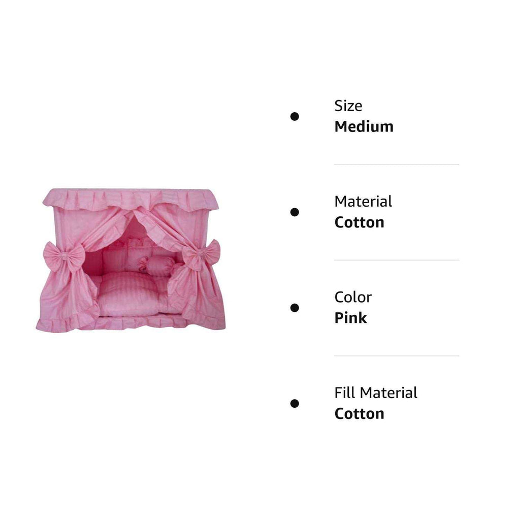 Princess Pink Pet Dog Handmade Bed House Y2338