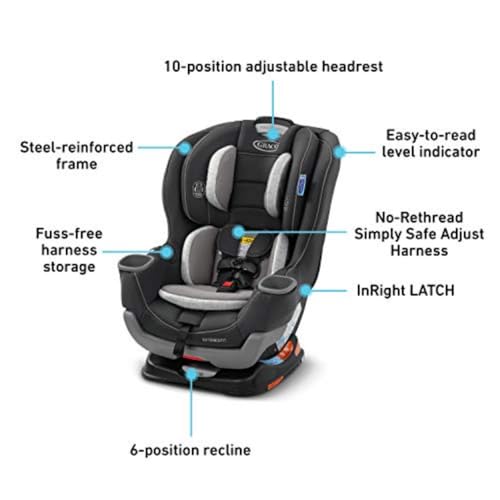 Convertible Baby Car Seat, Rear and Forward Facing H2508