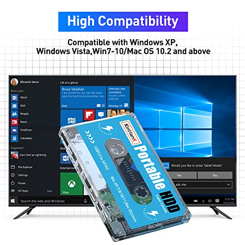 500G External Hard Drive with 111700 Games F365