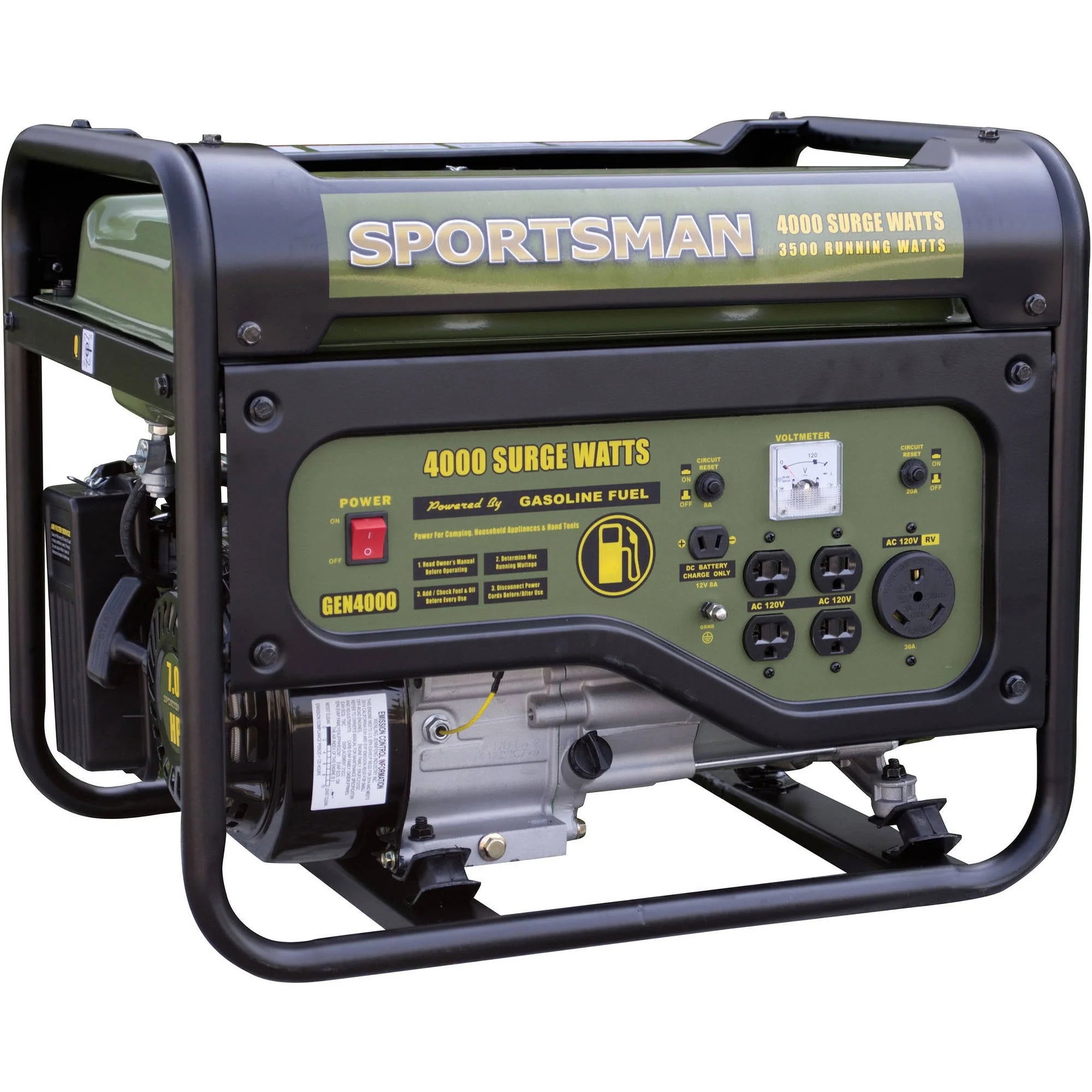4000W Portable Gasoline Generator Q198