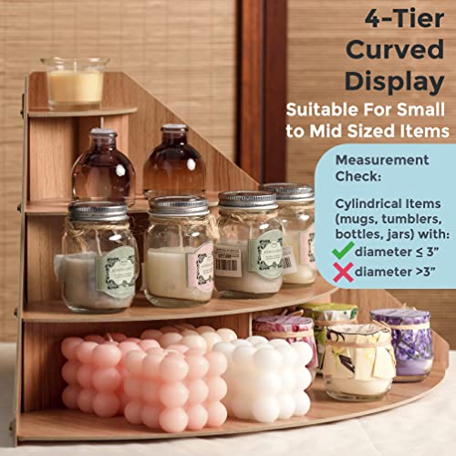 4-Tier Wooden Display Riser I904