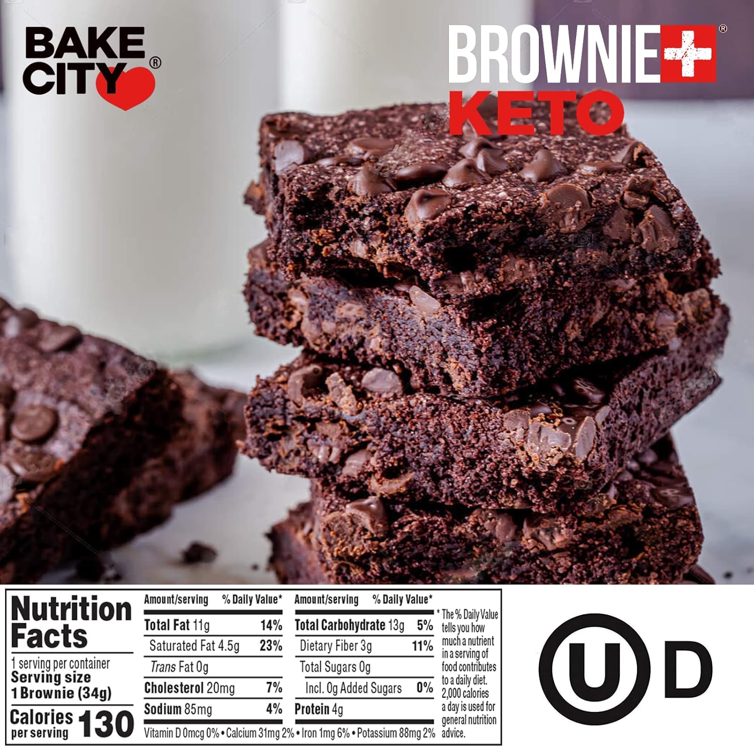 1.2oz Gluten Free Brownie (12 pack) O3860