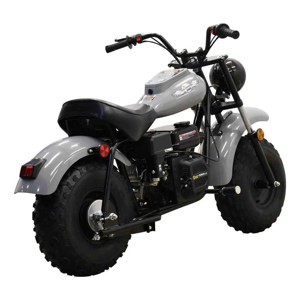 Gray 200cc Gas Powered Mini Bike F722612