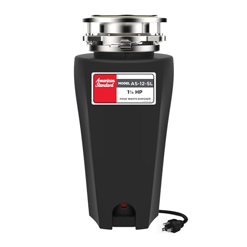 Black 1/2 HP Heavy Duty Garbage Disposer P714