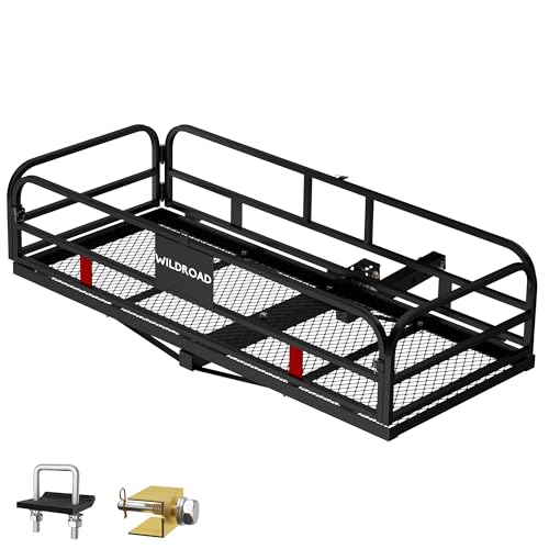 60" x 24" x 14" Hitch Cargo Carrier with Waterproof Cargo Bag S364