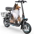 550W 18.6MPH 20 Miles Range Electric Scooter with Seat and Storage Basket S20830